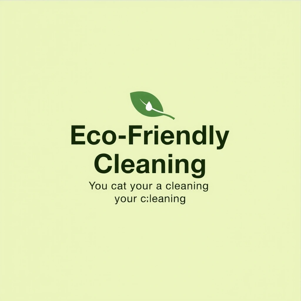 Icon representing eco-friendly cleaning products