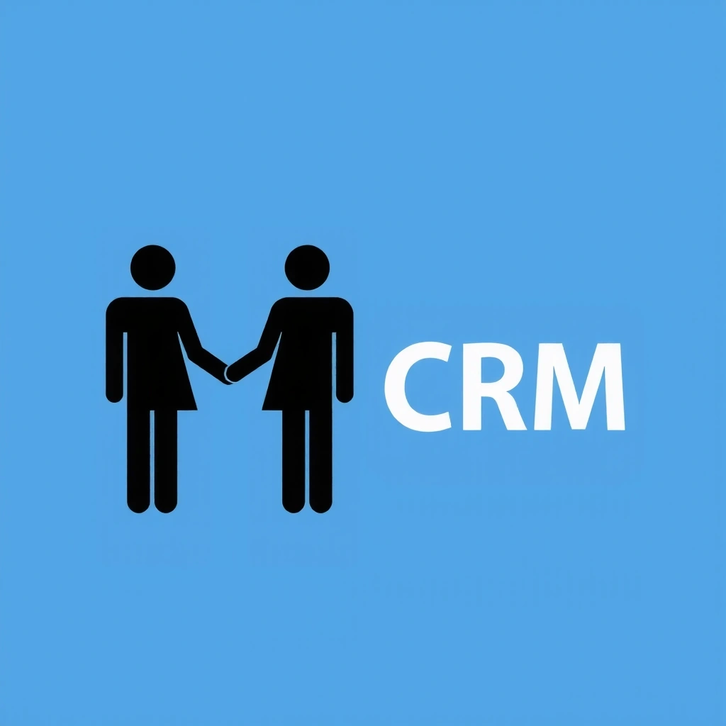 Icon representing customer relationship management services.