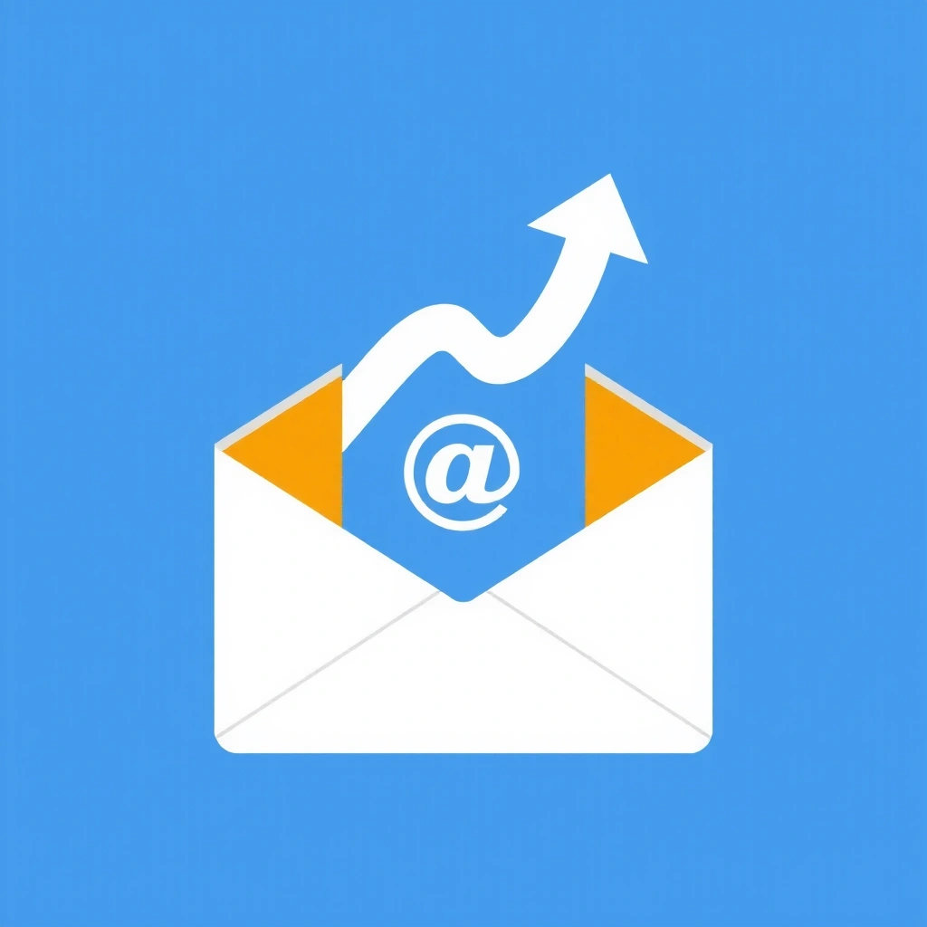 Icon representing email marketing services.