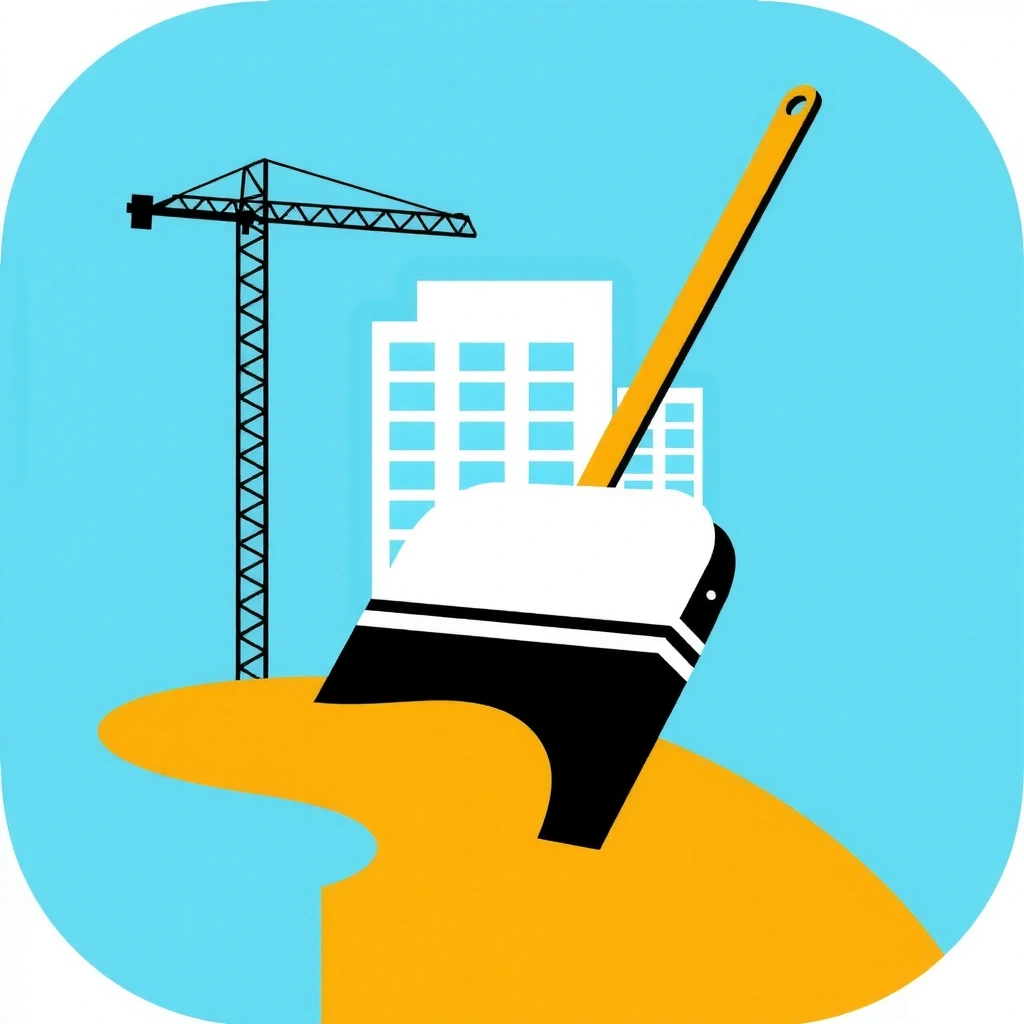 Icon for post-construction cleaning